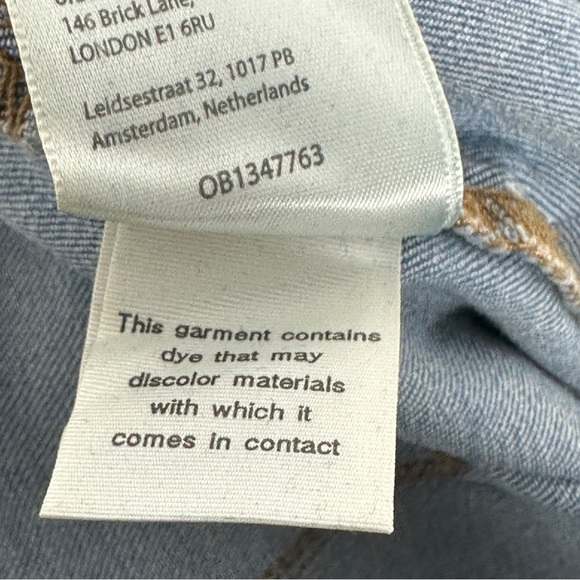 Free People Venice‎ Beach Flare Jeans Blue Stretch Denim Womens Size 24 Bohemian - Picture 9 of 15